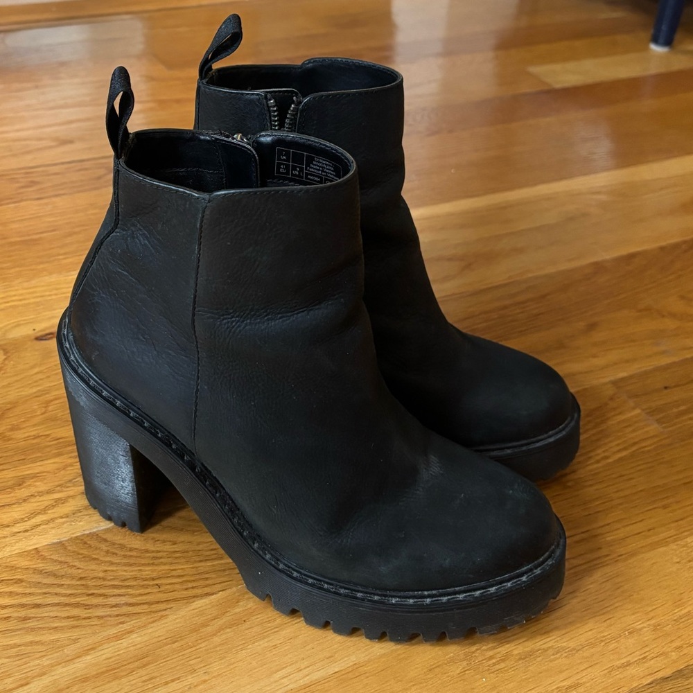 Dr. Martens Black Heeled Boots